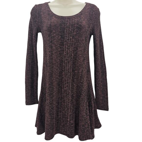 Urban Outfitters BDG Womans size S Petite Ribbed Knit Mini Sweater Dress Brown - Picture 1 of 8